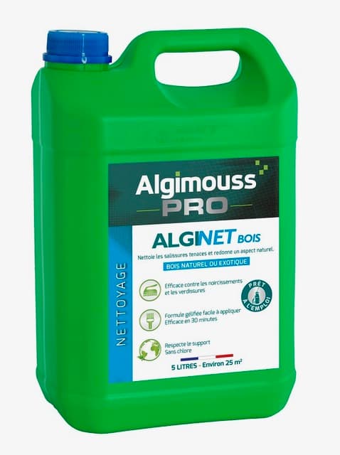 ALGINET BOIS - Nettoyant bardage et terrasses bois